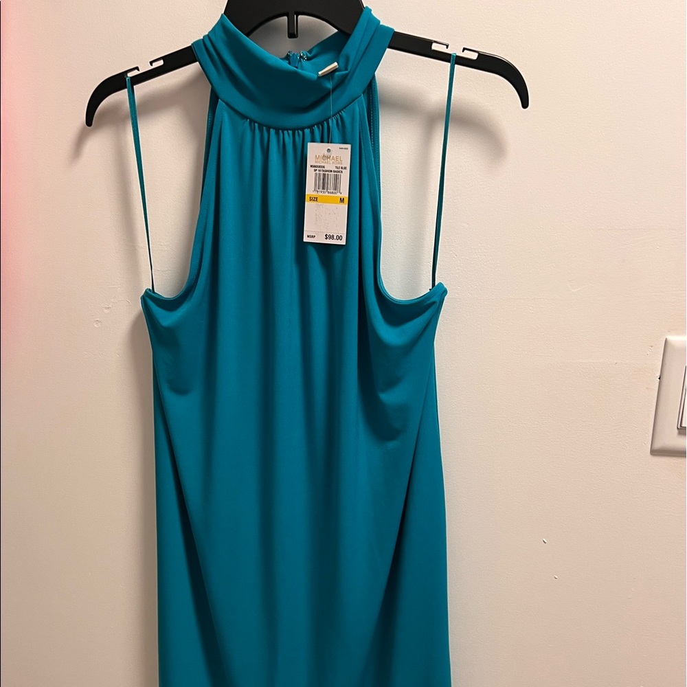 Michael Kors turquoise dress